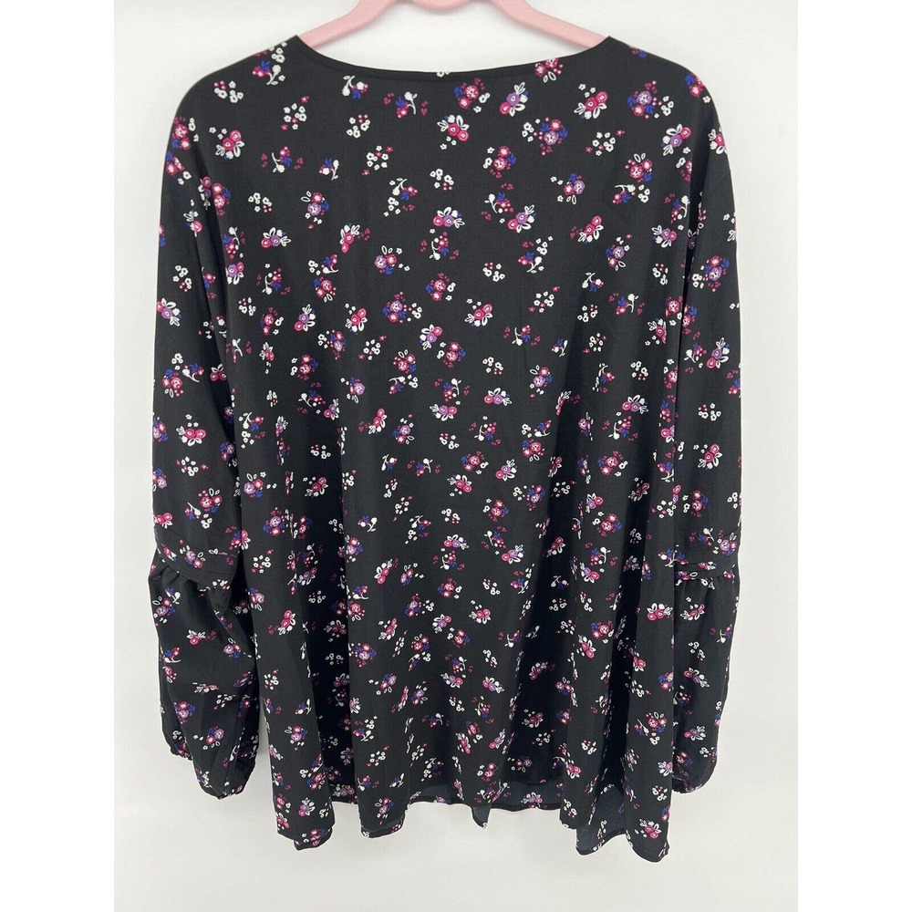 NWT Lane Bryant floral Shirt Blouse Size 28 New Top - Picture 4 of 4